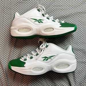 Reebok Question Low “Green Toe”